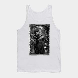 Nosferatu glitch Tank Top